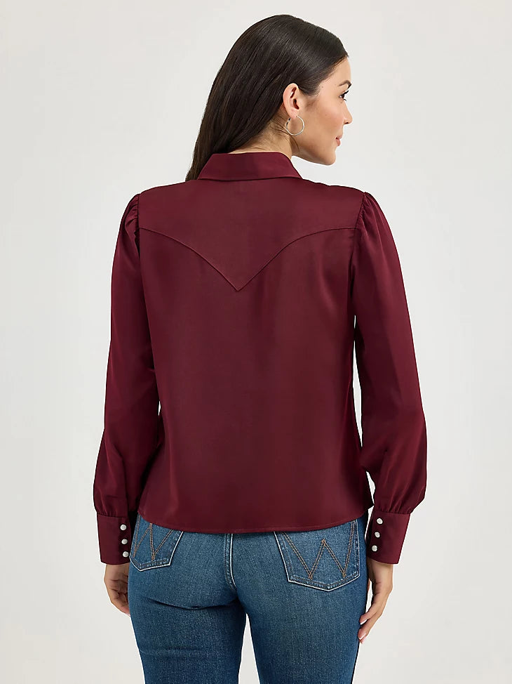 Wrangler Satin Rodeo Blouse