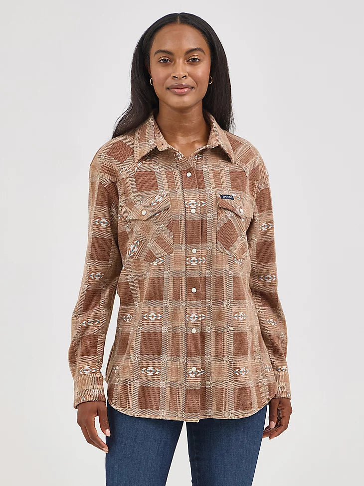 Wrangler Boyfriend Shirt Jacket
