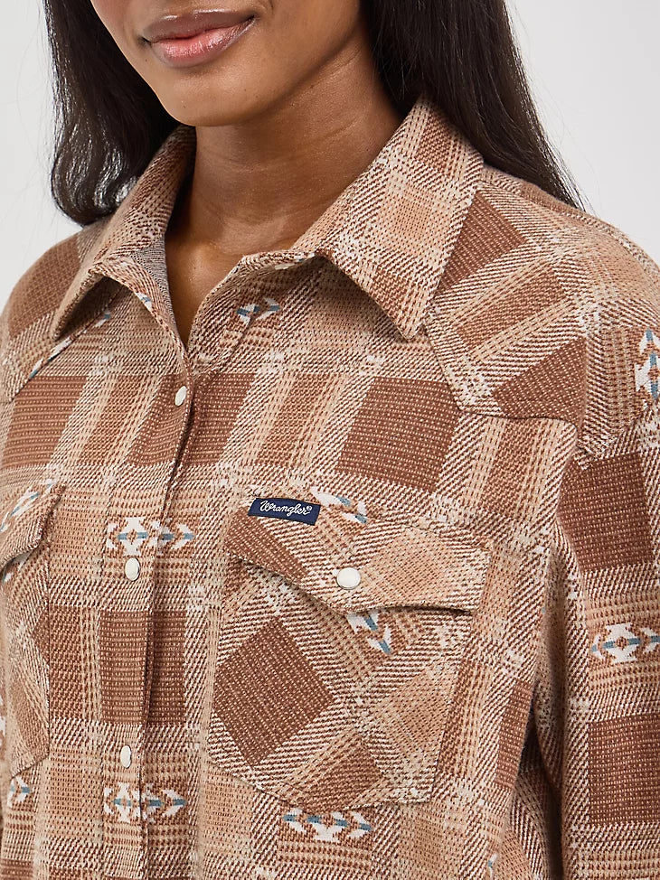 Wrangler Boyfriend Shirt Jacket