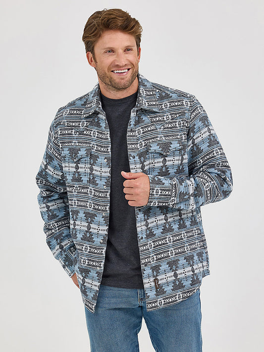 Wrangler Retro Premium Jacquard Snap Shirt Jacket