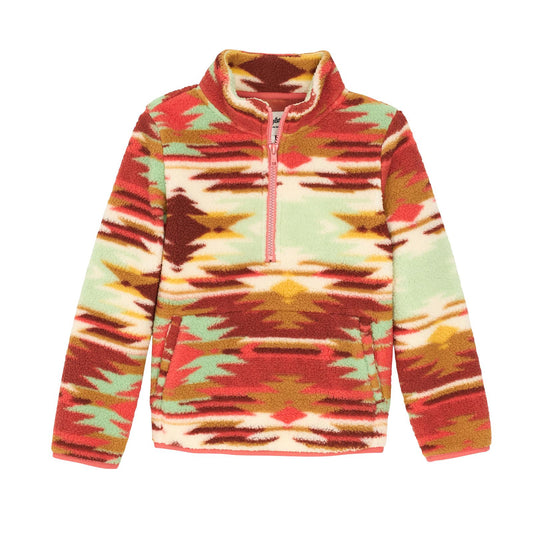 Wrangler Girls Sherpa Zip Pullover