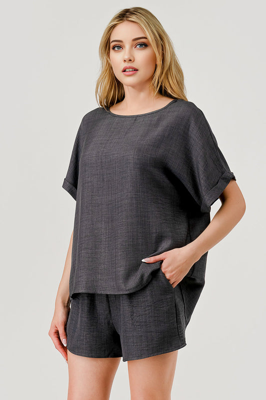 Pixi + Ivy Black 2 Piece Clothing Set