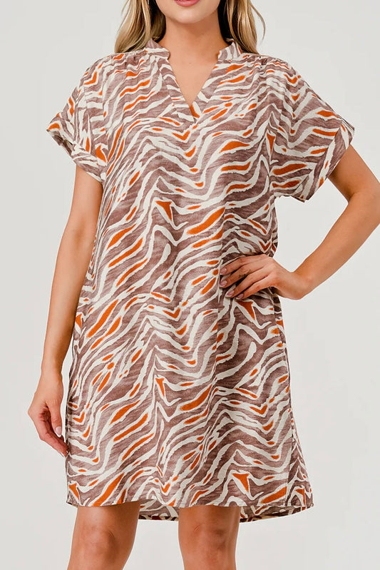 Pixi + Ivy Tori Tiger Print Dress