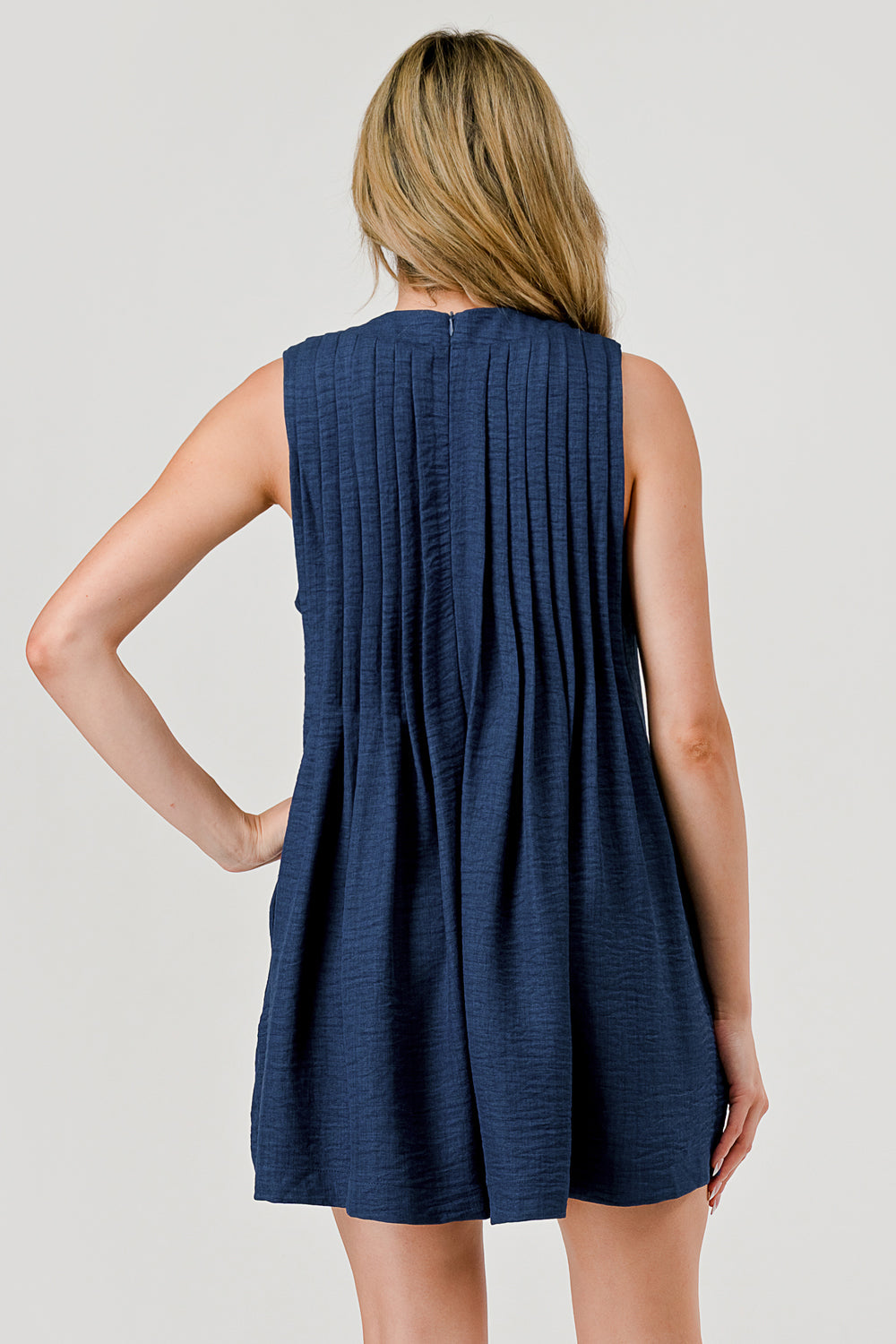 Pixi + Ivy Emmy Game Day Romper Navy