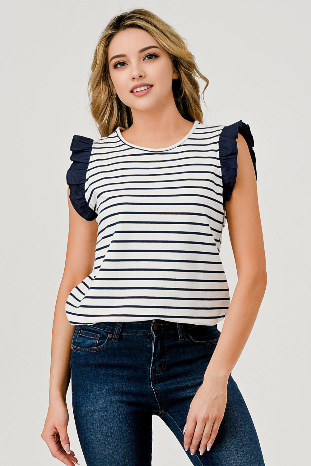 Pixi + Ivy Kelly Game Day Stripe Top