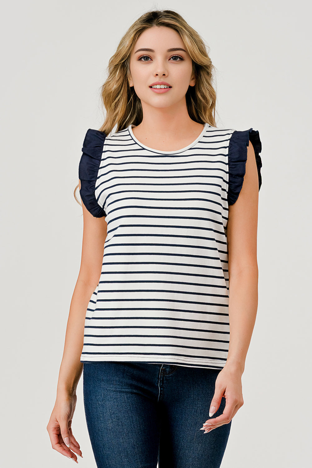 Pixi + Ivy Kelly Game Day Stripe Top