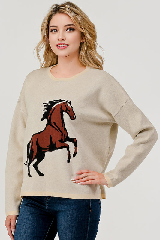 Pixi + Ivy Horse Sweater