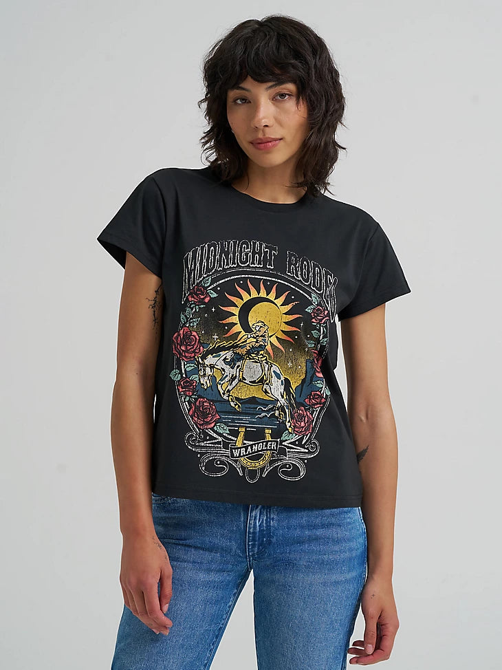 Wrangler Midnight Rodeo Retro Regular Fit Tee
