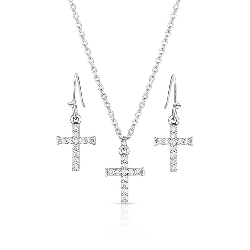 Montana Silversmith Unwavering Cross Jewelry Set