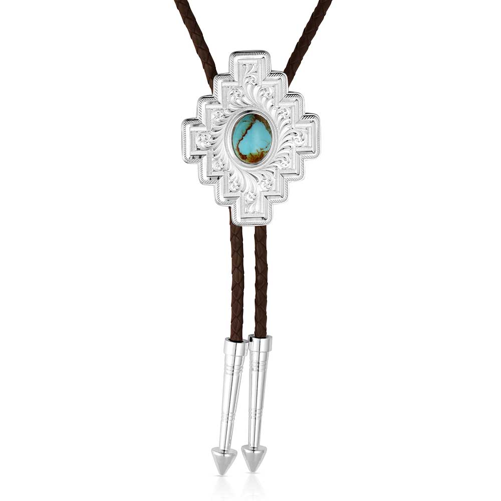 Montana Silversmith Santa Fe Turquoise Bolo Tie