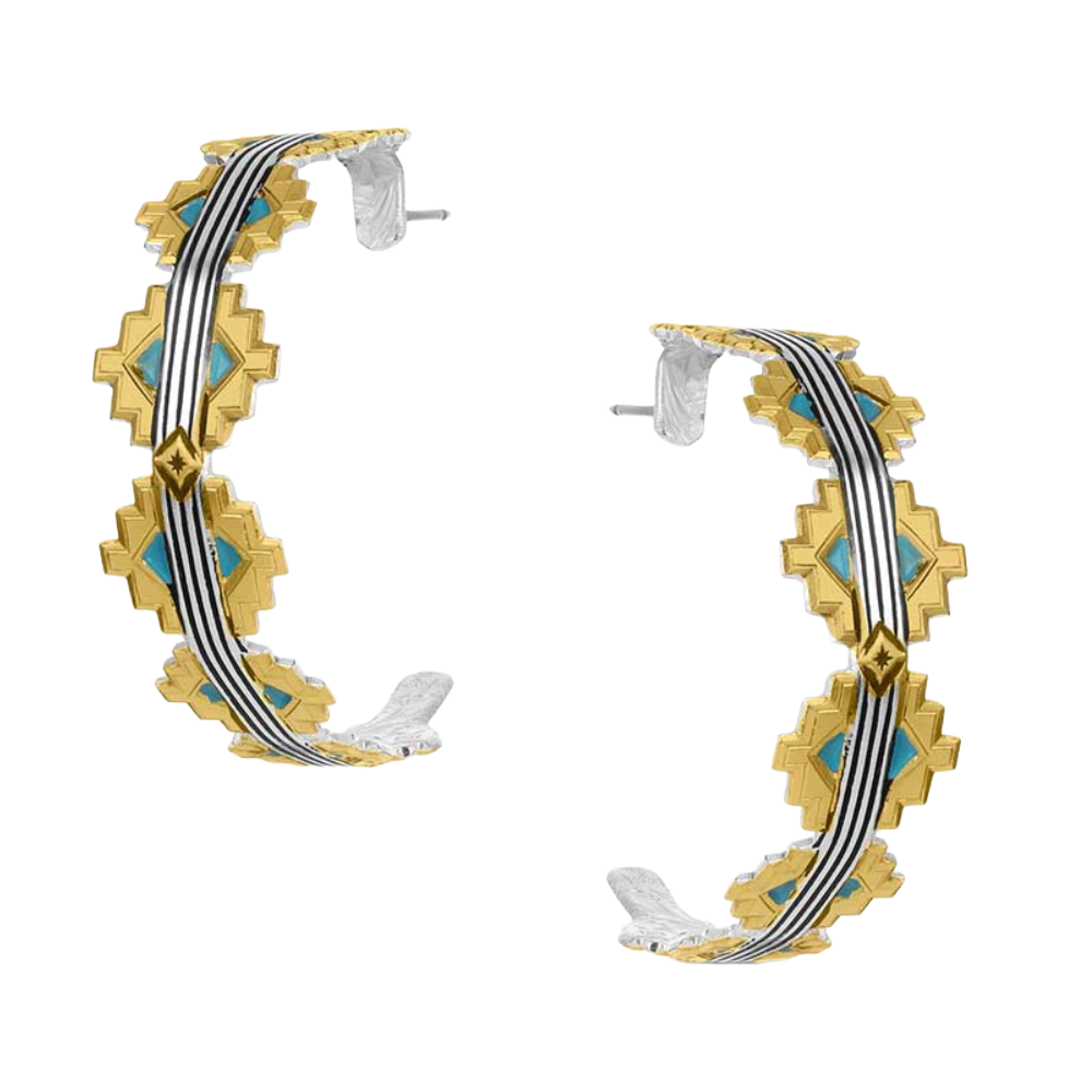 Montana Silversmith Painted Sky Hoop Earrings