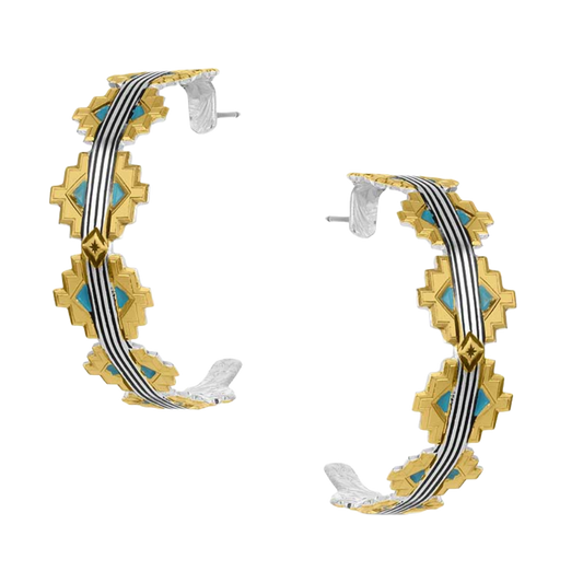 Montana Silversmith Painted Sky Hoop Earrings