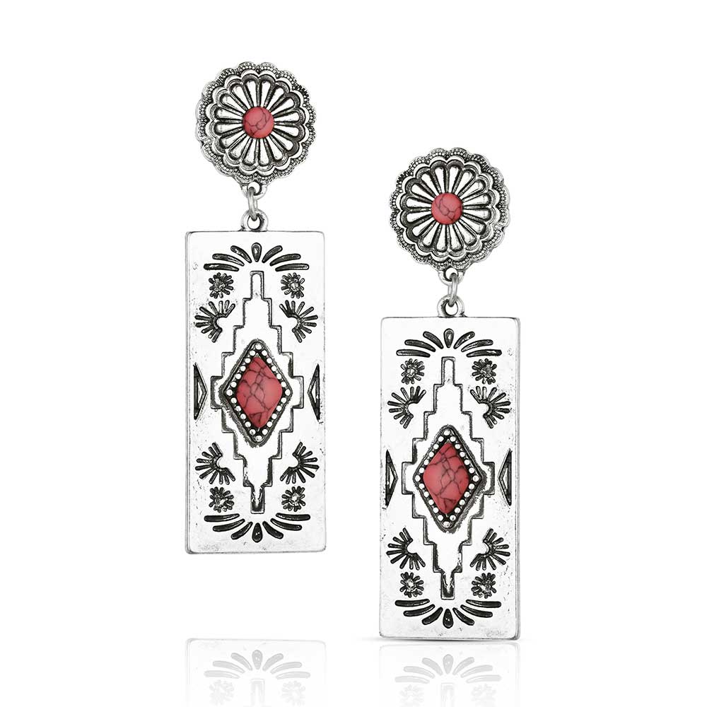 Montana Silversmith Bar B Pink Earrings