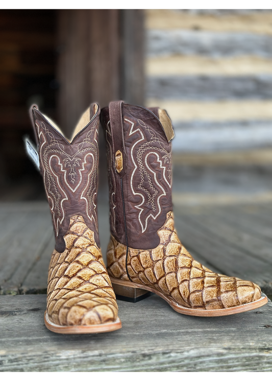 Cowtown Boots Orix Fish Print Boots