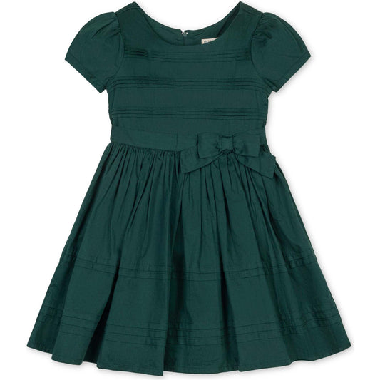 Hope & Henry Girl’s Organic Pleated Sateen Party Dress