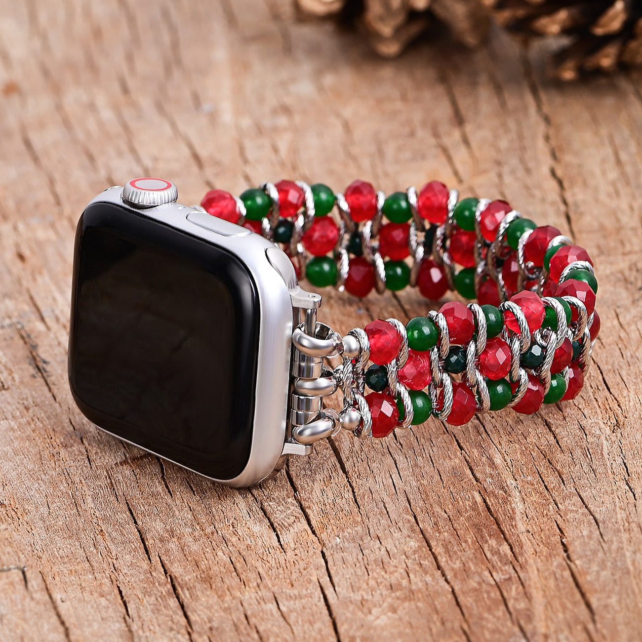 Cape Diablo Christmas Charm Stretch Apple Watch Strap