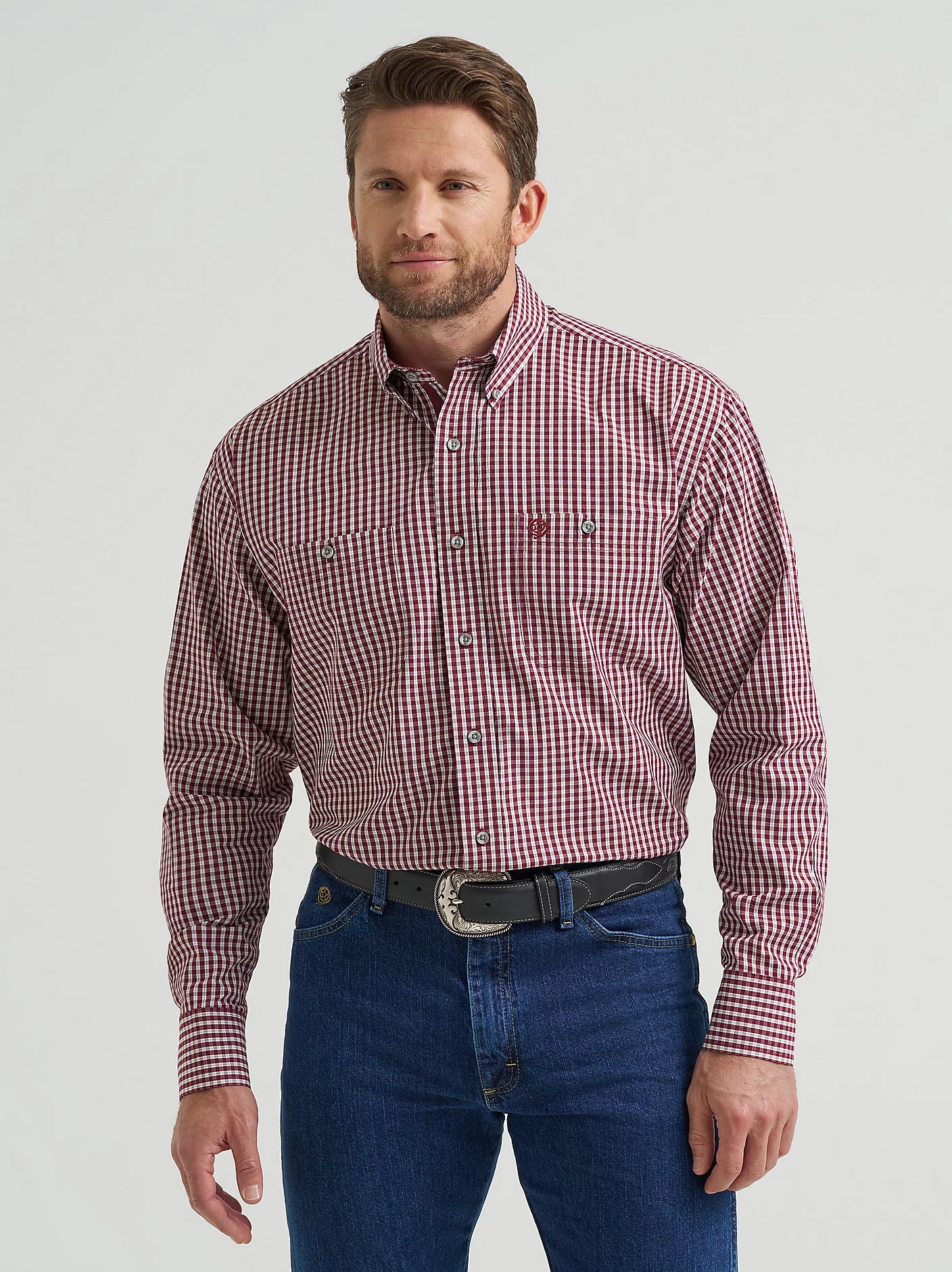 Wrangler George Strait Long Sleeve Button Down