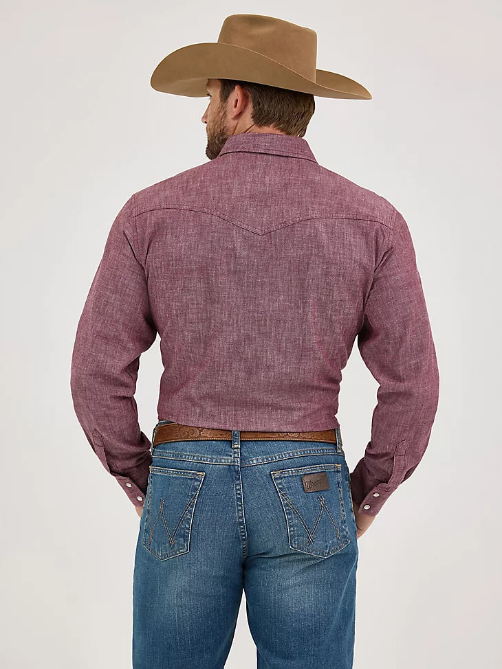 Wrangler Men’s Cody Johnson Two Pocket Western Snap