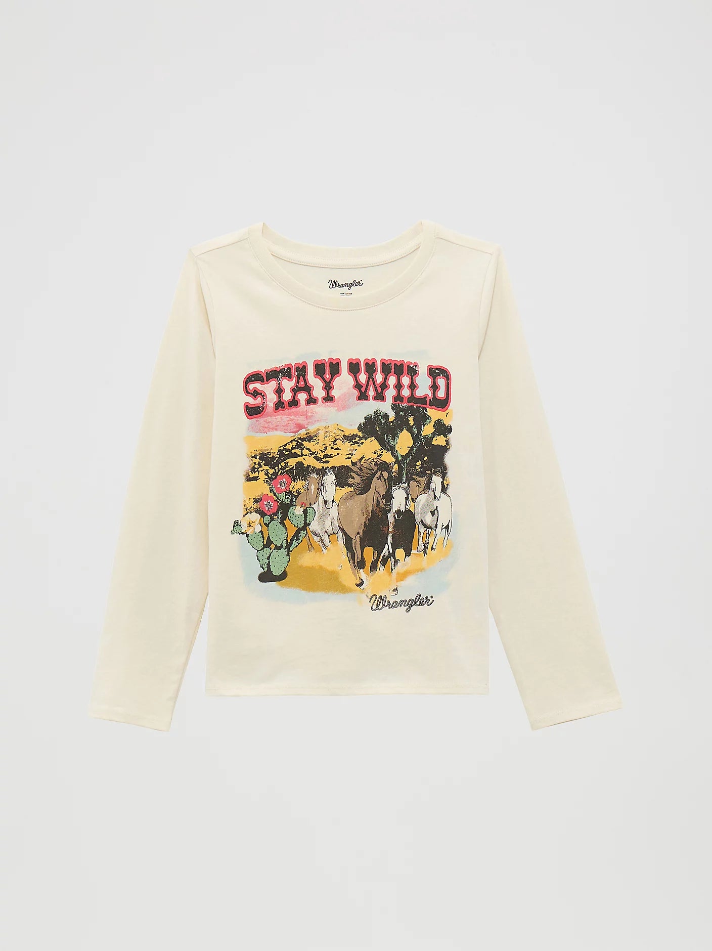 Wrangler Girl’s Long Sleeve Western Graphic Tee