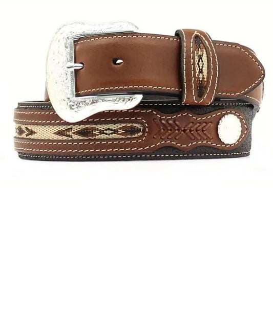 M&F Nocona Western Aztec Ribbon Belt