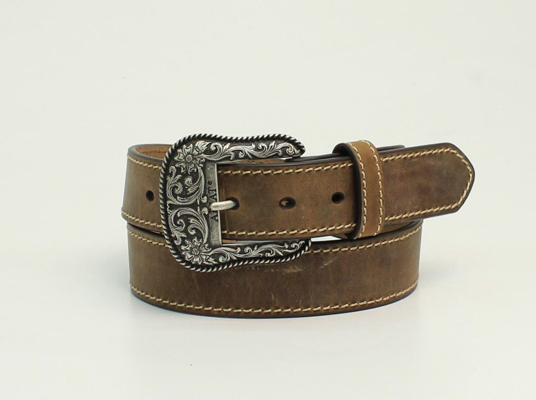 M&F Ariat Women’s Brown Leather Belt