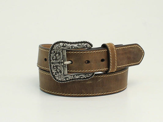 M&F Ariat Women’s Brown Leather Belt