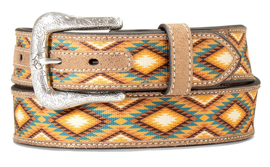 M&F Ariat Women’s Metallic Brown Southwest Diamond Belt