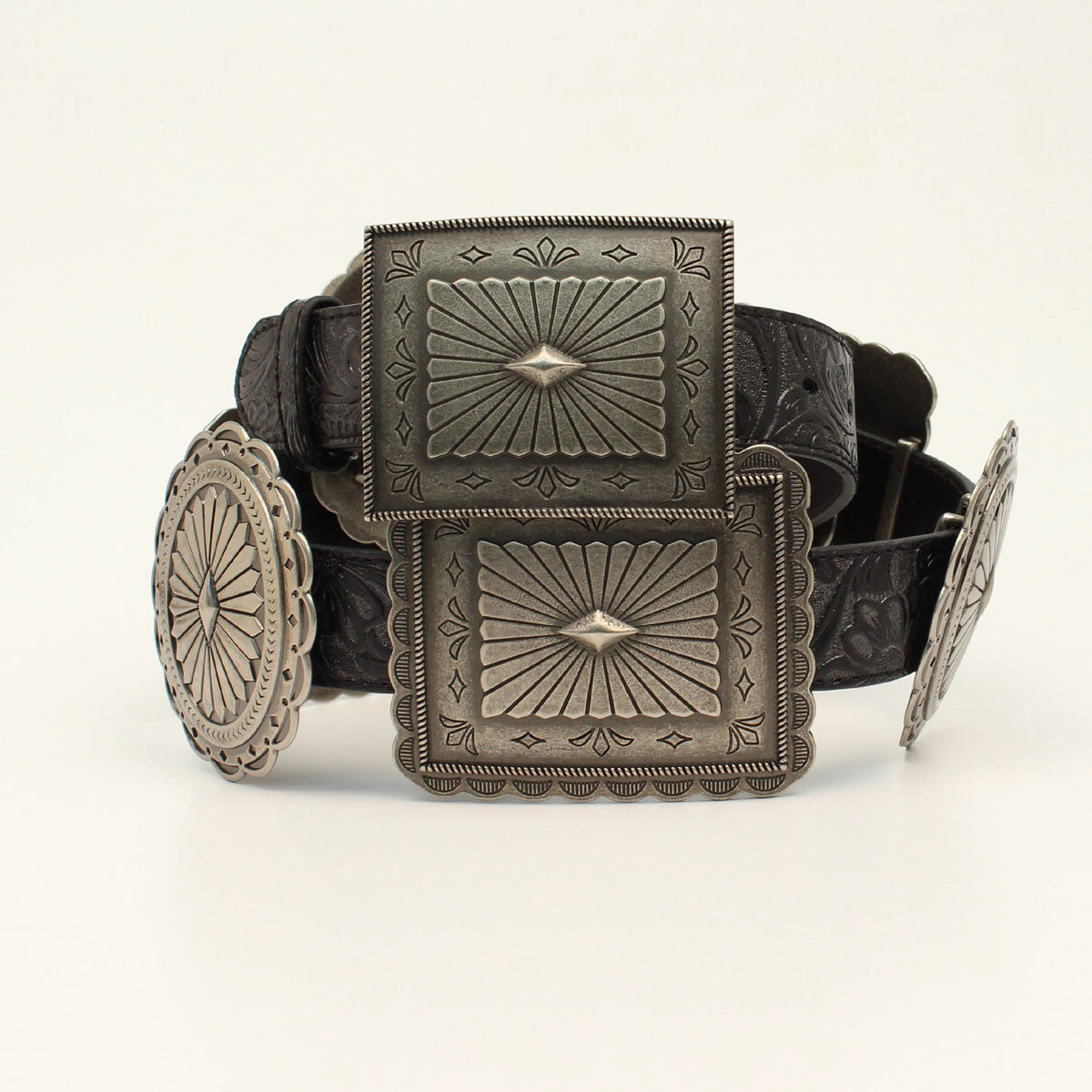 M&F Ariat Women’s Oval Rectangle Conch Belt