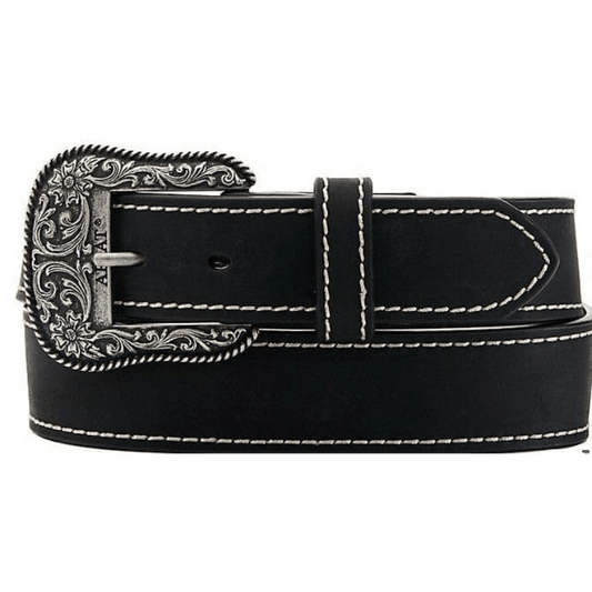 M&F Ariat Women’s Heavy Stitched Black Western Belt