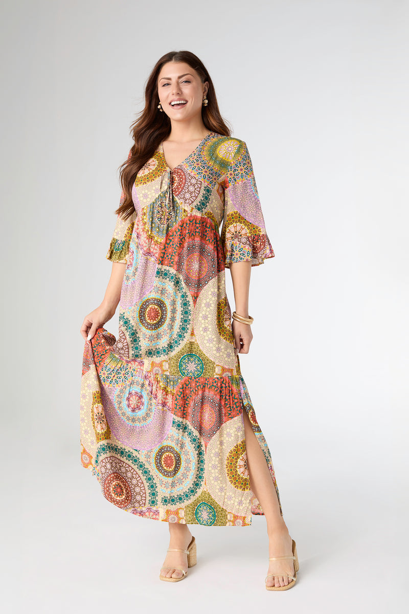 Coco+Carmen Cora V-Neck Maxi Dress