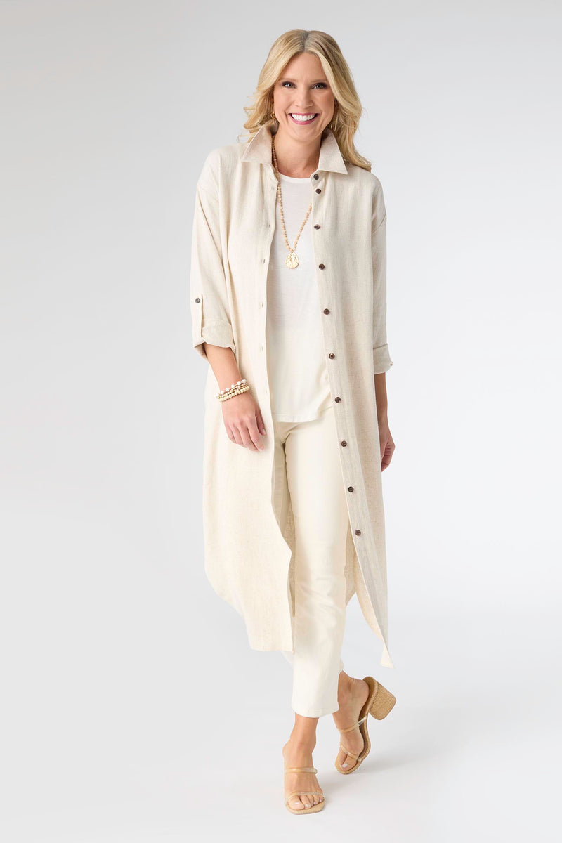 Coco+Carmen Kiera Long Sleeve Dress with Back Button