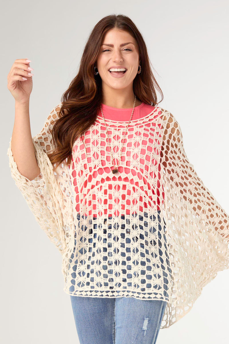 Coco+Carmen Ophelia Crochet Poncho