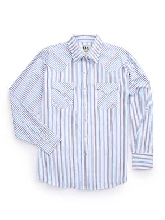 Ely Cattleman Long Sleeve Stripe Western Shirt
