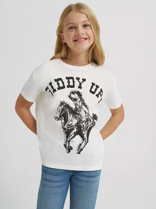 Wrangler X Lainey Wilson Girl’s Giddy Up Tee