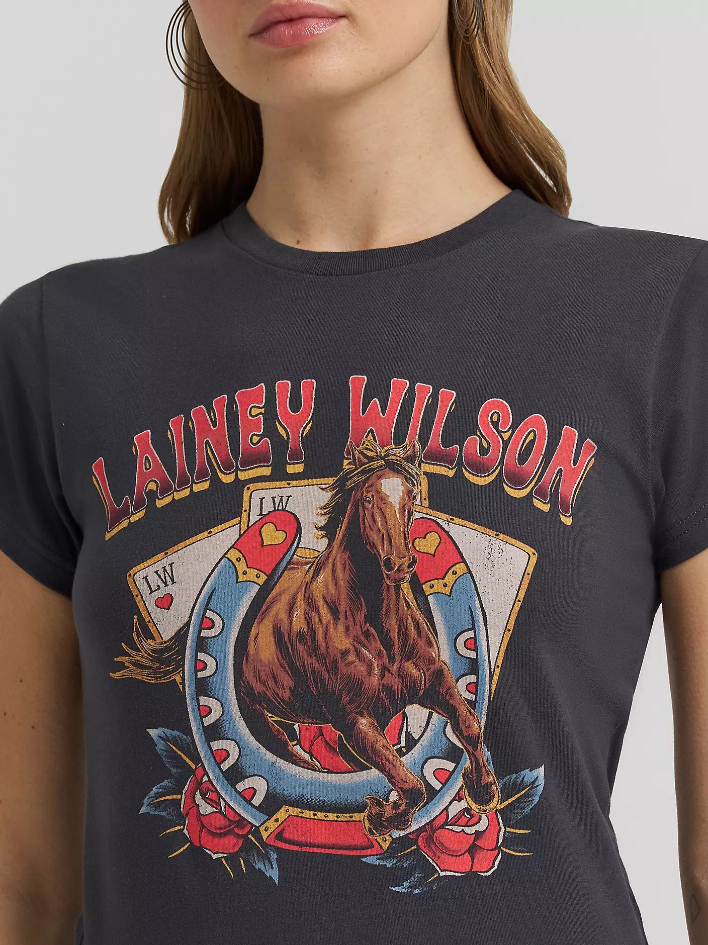 Lainey Wilson X Wrangler On Deck Shrunken Band Tee