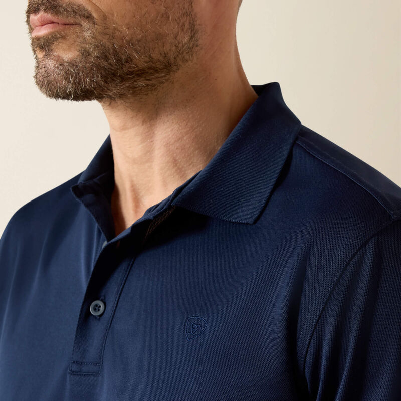 Ariat Men’s Navy Tek Polo