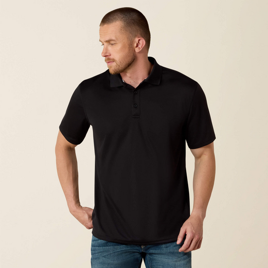 Ariat Men’s Black Tek Polo
