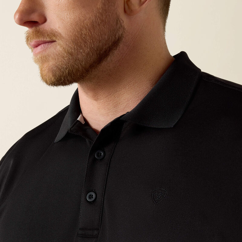 Ariat Men’s Black Tek Polo