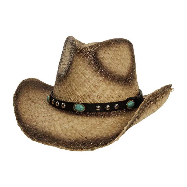 Freedom Hats by American Hat Makers Nashville Natural Cowboy Straw Hat
