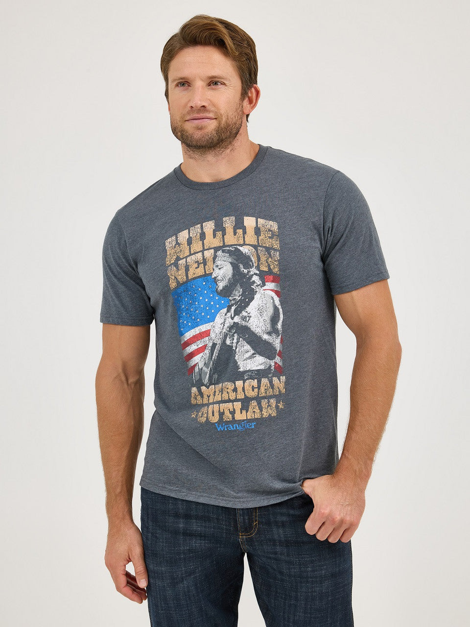 Wrangler Men’s Willie Nelson Graphic Tee