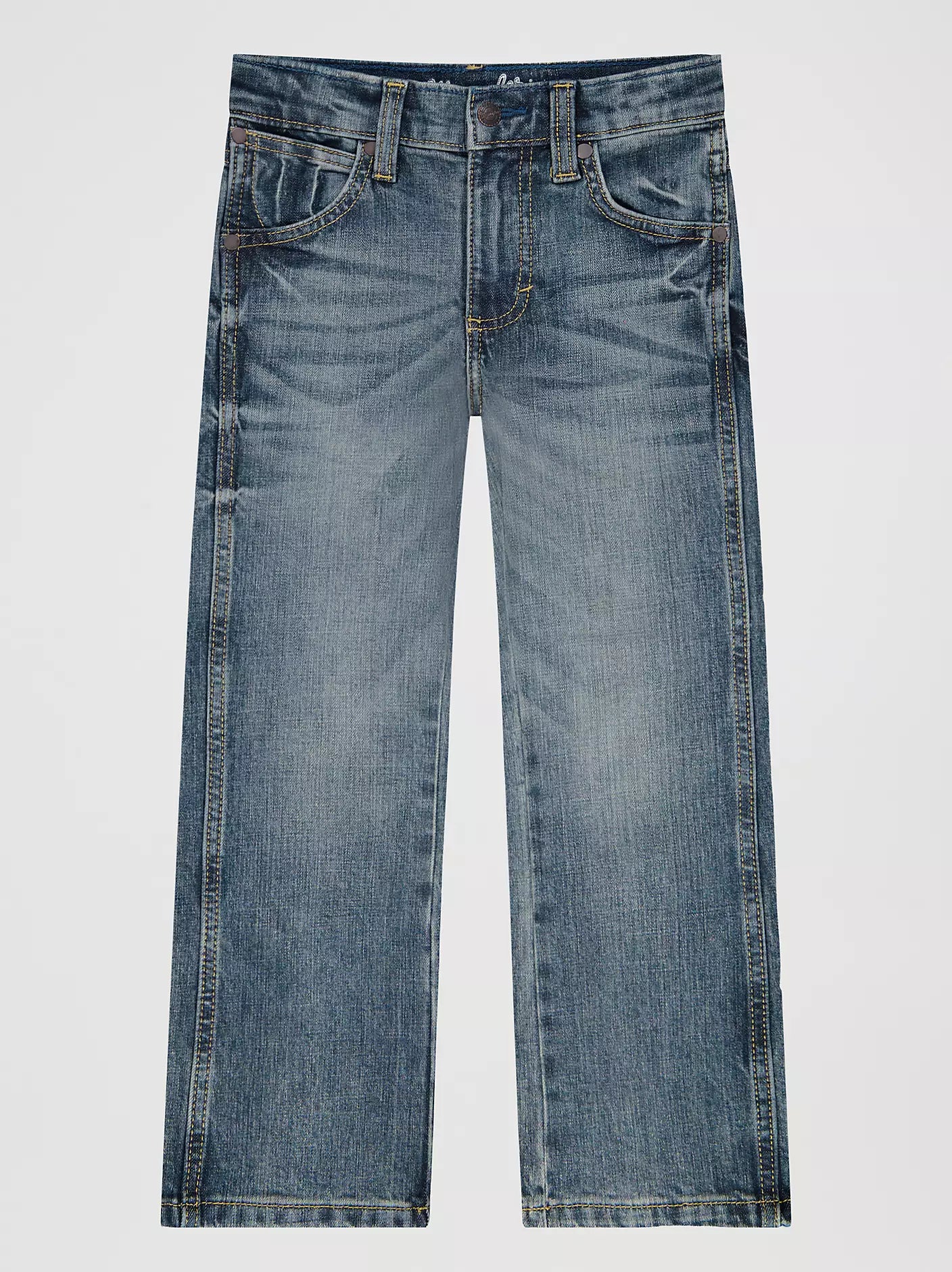 Wrangler Boys Western Retro Slim Boot Greeley Jean