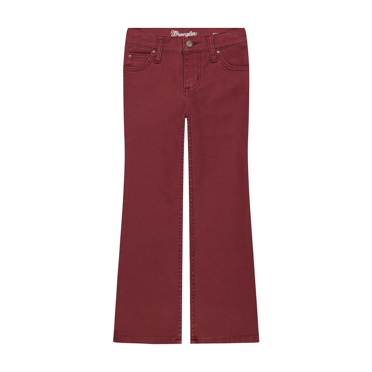 Wrangler Girl’s Burgundy Boot Cut Jeans