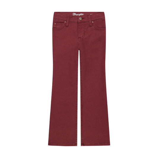 Wrangler Girl’s Burgundy Boot Cut Jeans