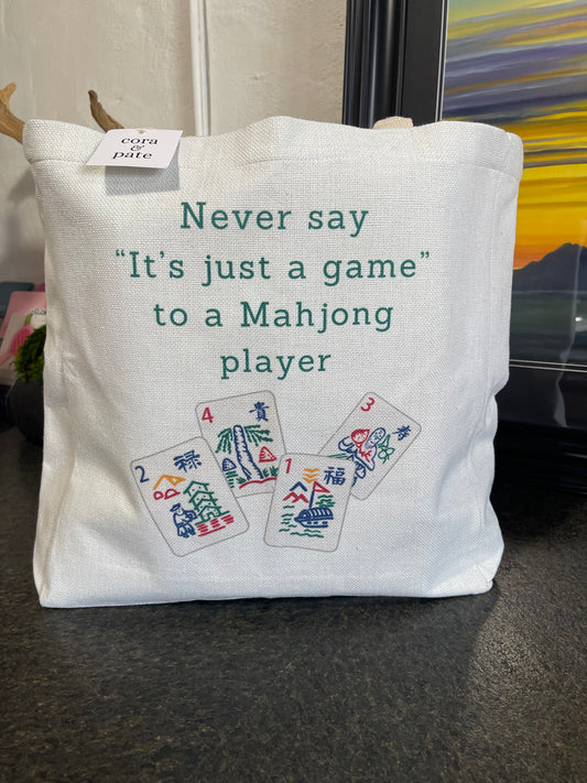 Never Say It's Just a Game - Mahjong Tote