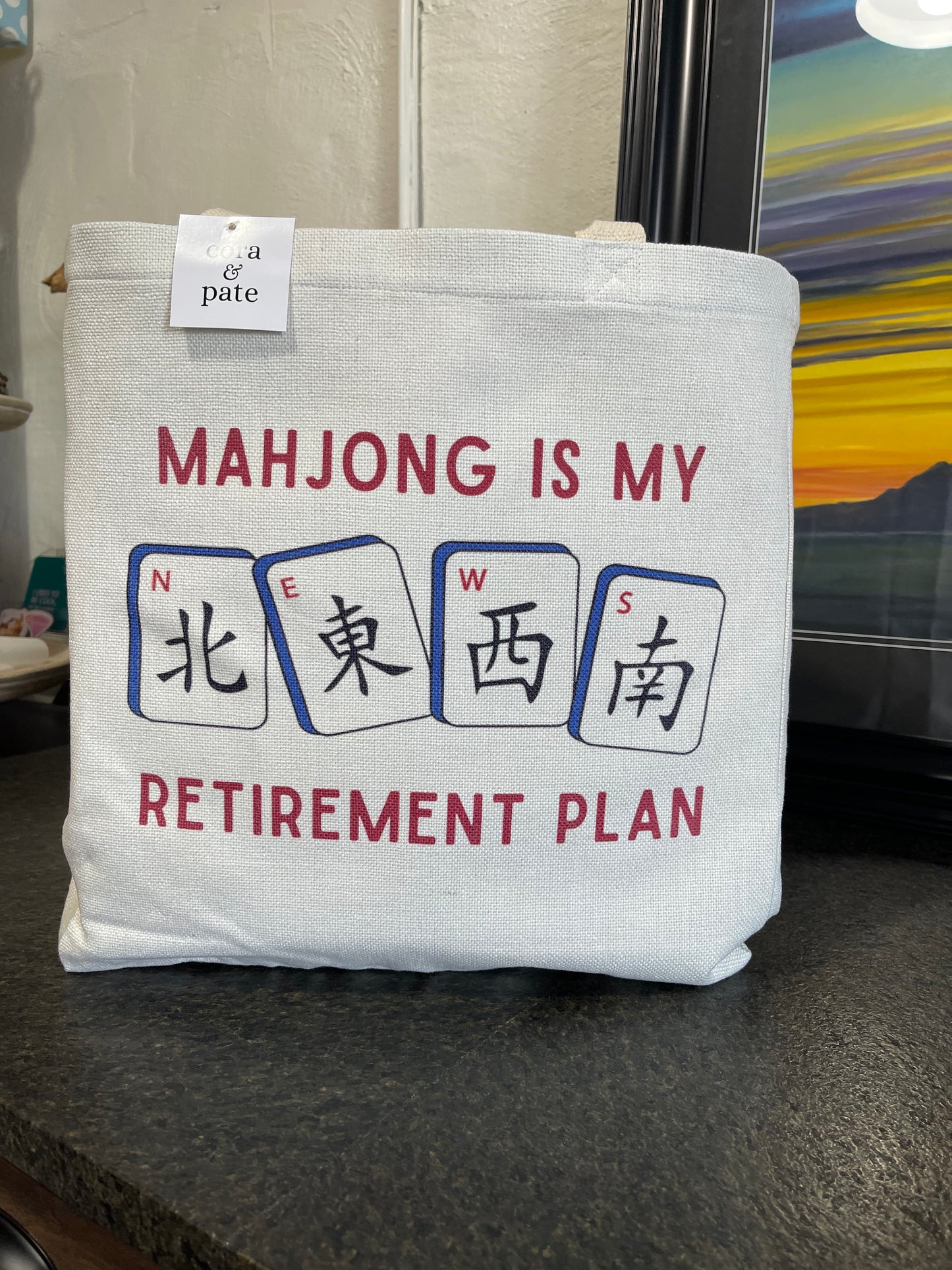 Mahjong Retirement Plan - Tote