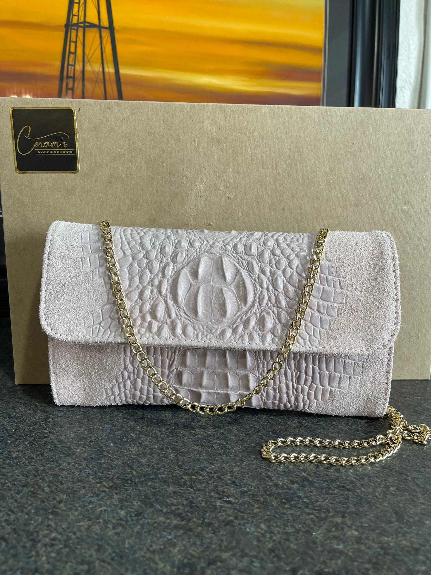 Charlie Leather Small Crossbody Purse