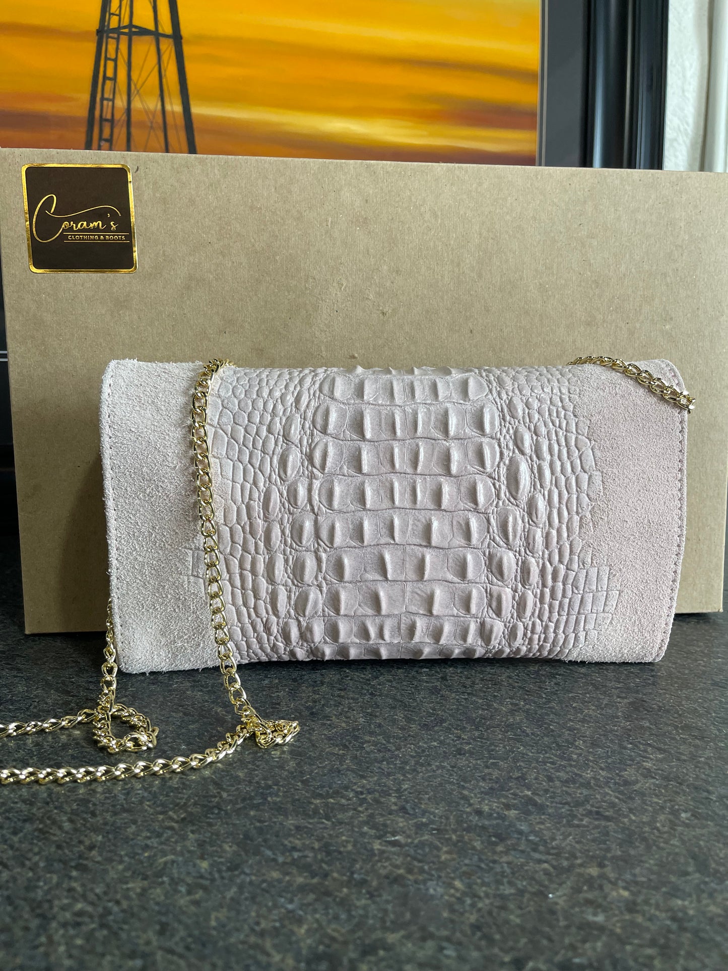 Charlie Leather Small Crossbody Purse