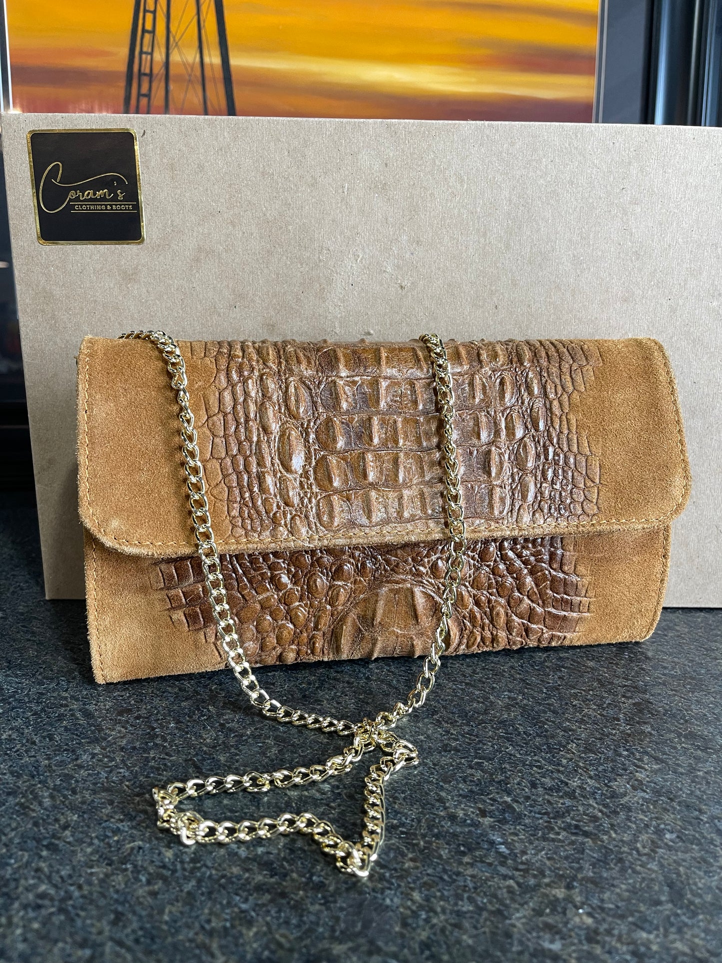 Charlie Leather Small Crossbody Purse