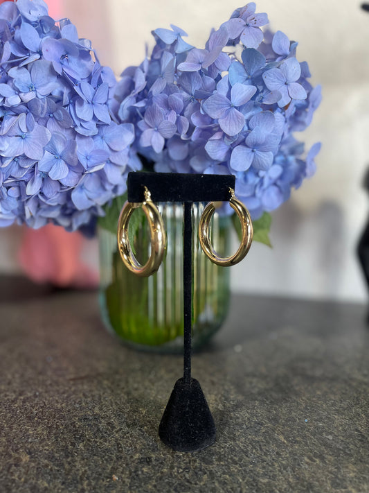 Gold Hoop Earrings