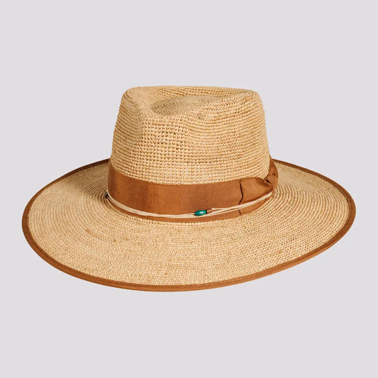 AHM Inari | Womens Crocheted Raffia Straw Sun Hat